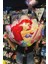 Little Mermaid Ariel Küçük Deniz Kızı Balon Buketi Fuşya Rakam Balon 5