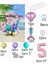 Deniz Kızı Balon Buketi Pembe Rakam Balon 2