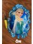 Frozen Elsa Mavi Rakamlı Balon Seti Konfetili Şeffaf Balonlu Karlar Kraliçesi Elsalı Balon Seti 5
