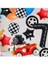 Vintage Race Car Siyah Yaş Rakam Balonlu Set Yarış Arabası Doğum Günü Kırmızı 10'lu Balon Set 3
