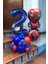 Örümcek Adam Balon Karşılama Seti Mavi Rakam Balon Spiderman Balon Kolay Kurulum 1