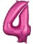 Flamingo Balon Fuşya Rakam Balon Pembe Beyaz Balon Buketi 4