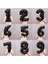 Siyah Rakam Balonlu Mini Fare Balon Set Minnie Mouse Balon Set 5