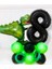 Dinozor Temalı Balon Set Siyah 8 Yaş Rakamlı Balon Dinozor Jurassic Park Teması 1