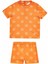 Uv Korumalı Şort Kısa Kollu Çocuk Bebek Deniz Havuz Mayosu Orya 5537 Turuncu 1
