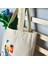 Ham Bez Çanta Tote Bag Bisiklet Sürüşü, Dokuma Saplı Kadın Omuz Çantası 4