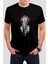 Einstein Baskılı Siyah Tişört C914 1