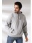 Şardonlu Kapüşonlu Sweatshirt 19125 Grimelanj 3