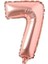 Rose Gold Rakam Folyo Balon 100 cm 40 inç Büyük Boy 1