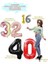 Rose Gold Rakam Folyo Balon 100 cm 40 inç Büyük Boy 3