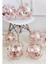 Rose Gold Konfetili Şeffaf Balon 10 Adet 30 cm Pullu Balon Balon Pulu Şeffaf Balon 1