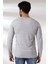 Compact Penye Likralı Regular Fit Uzun Kol Bisiklet Yaka T-Shirt 21483 Grimelanj 4