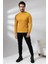 Yarım Balıkçı Kaşkorse Sweatshirt 20362 Hardal 1