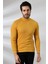 Yarım Balıkçı Kaşkorse Sweatshirt 20362 Hardal 3