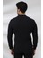 Yarım Balıkçı Kaşkorse Sweatshirt 20362 Siyah 4