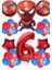 Spiderman Tema Rakamlı Balon Seti Örümcek Adam Temalı Balon Seti 1