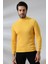 Yarım Balıkçı Kaşkorse Sweatshirt 20362 Sarı 2