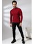 Yarım Balıkçı Kaşkorse Sweatshirt 20362 Bordo 1