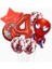 Örümcek Adam Balon Seti Rakam Balon Pullu Şeffaf Balon Spiderman Balon 1