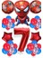 Spiderman Tema Rakamlı Balon Seti Örümcek Adam Temalı Balon Seti 1