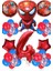 Spiderman Tema Rakamlı Balon Seti Örümcek Adam Temalı Balon Seti 1