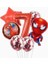 Örümcek Adam Balon Seti Rakam Balon Pullu Şeffaf Balon Spiderman Balon 1
