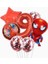 Örümcek Adam Balon Seti Rakam Balon Pullu Şeffaf Balon Spiderman Balon 1