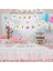 Happy Bırthday Banner Yazı ve Konfetili Şeffaf Balon Seti 5