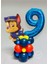 Mavi Rakam Balonlu Paw Patrol Karakterleri Balon Karşılama Seti Pençe Çetesi 1