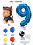 Mavi Rakam Balonlu Paw Patrol Karakterleri Balon Karşılama Seti Pençe Çetesi 2
