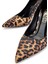 Tamer Tanca Kadın Vegan Leopar Stiletto Ayakkabı 909 9000 Bn Ayk Sk23/24 Leopar 4