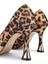 Tamer Tanca Kadın Vegan Leopar Stiletto Ayakkabı 909 9000 Bn Ayk Sk23/24 Leopar 5