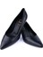 Modern Sade Tarz Rahat Ince Topuklu Stiletto Ayakkabı 5990 Siyah 5