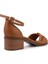 Hakıkı Deri Dolgu Taban Modern Sandalet Coconat 685 5