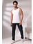 Erkek Regular Fit Pamuklu Esnek Atlet 19551 Beyaz 1