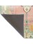 Çok Renkli Geleneksel Motif Çiçek Desenli Vintage Dekoratif Halı 3347 5