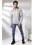 Şardonlu Kapüşonlu Fermuarlı Sweatshirt 19195 Grimelanj 1