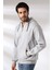 Şardonlu Kapüşonlu Fermuarlı Sweatshirt 19195 Grimelanj 2