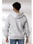 Şardonlu Kapüşonlu Fermuarlı Sweatshirt 19195 Grimelanj 4