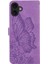 IPhone 16 Için Flip Case Kart Yuvası Standı ile Elmas ile Büyük Kelebek (Yurt Dışından) 5
