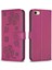 IPhone Se 2020/2022 Çok Renkli Cüzdan Yonca Çiçek Kartı Pu Için Flip Case (Yurt Dışından) 1