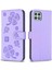 Galaxy A22 5g Yonca Çiçek Çok Renkli Cüzdan Pu Için Flip Case (Yurt Dışından) 1