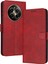 Toka Pu Deri Saf Renk Kickstand ile Realme 12 Artı Için Flip Case (Yurt Dışından) 1