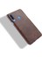 Galaxy A20S Uyumluluk Için Retro Kılıf Anti Scratch Lychee Retro (Yurt Dışından) 4