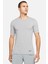 Dri-Fit Yoga Kısa Kollu Erkek Üstü Gri 1