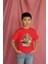 Erkek Çocuk %100 Pamuk Premium Inşaat Baskılı Kısa Kol T-Shirt 3