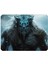 40X30CM Gaming Oyuncu Mousepad Kaymaz Kauçuk Taban Dikişli Kenar Ice Giant MP094030 1