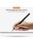Evrensel 2'si 1 Arada Yuvarlak Disk/bez Kalem Ucu Kapasitif Stylus Kalem Tablet Telefon Manyetik Adsorpsiyon Kapağı Çizim Yazma Stylus Kalem-Gümüş (Yurt Dışından) 5
