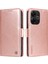 Yıkatu Xiaomi Redmi Için 13 5g/13 4g Anti-Scratch Pu Deri Halkalı Telefon Kılıfı Kılıfı Cüzdan Telefon Kapağı-Gül Altın (Yurt Dışından) 1
