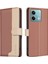 Bınfen Renk Xiaomi Redmi Note 13 5g Deri Kılıf Ekleme Renkli Cüzdan Kapağı-Kahverengi (Yurt Dışından) 1